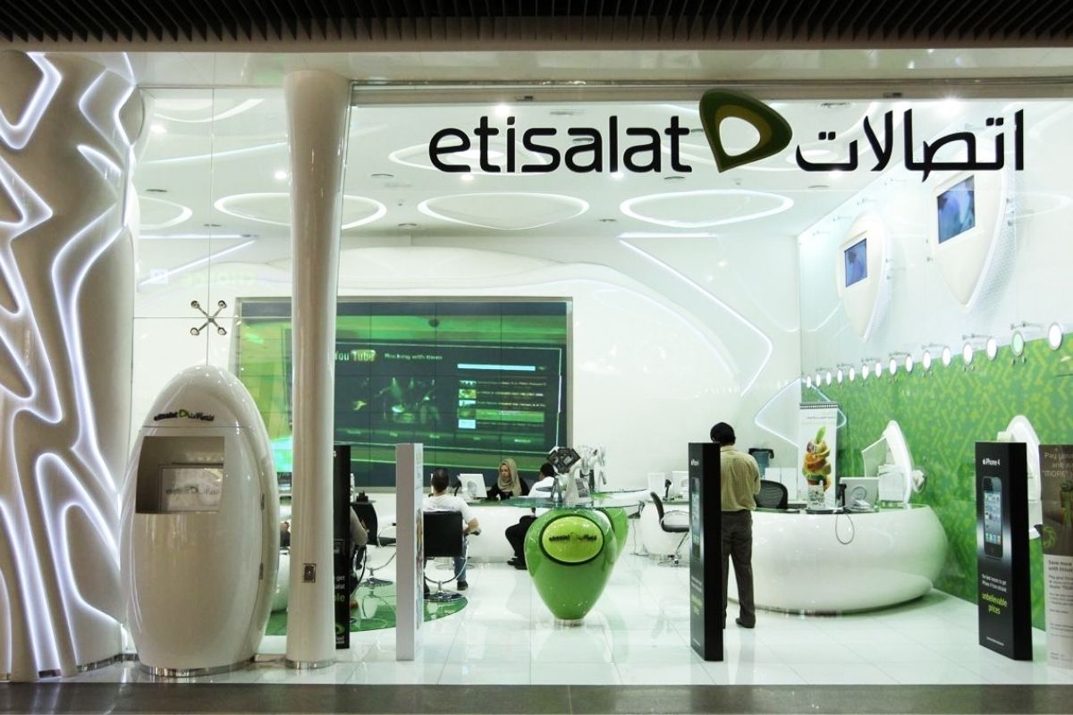 Etisalat store in Dubai